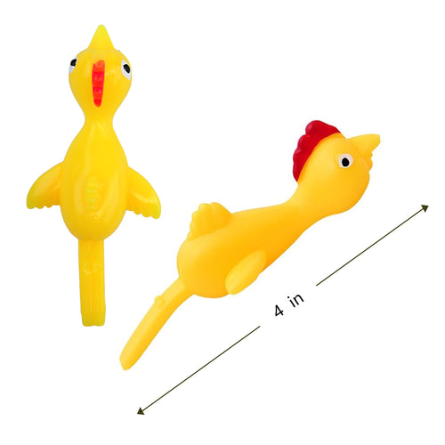 18-Piece Catapult Duck Squeeze Toys - Stress Relief Fidget Set